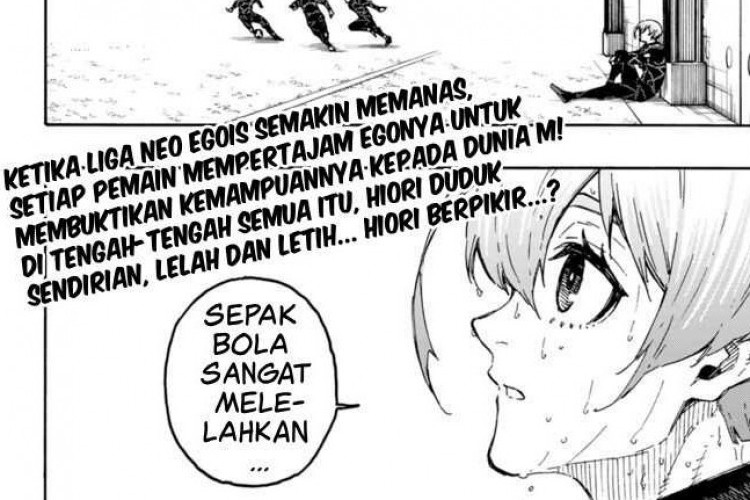 Sinopsis Manga Blue Lock Chapter 206, Plot Khusus Untuk Hiori: Sepak Bola Sangat Melelahkan!