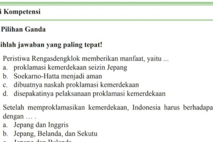 Kunci Jawaban IPS Kelas 9 Halaman 283-285 Semester 2 Pilihan Ganda, Cek Selengkapnya Disini!