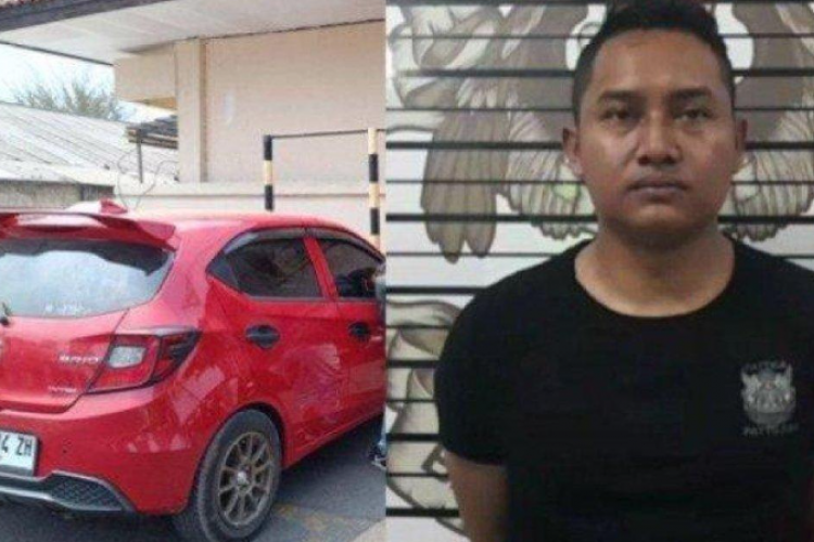 Oknum Polisi Ditangkap Usai Curi Mobil Brio Merah di Lampung, Begini Kronologi Lengkapnya!