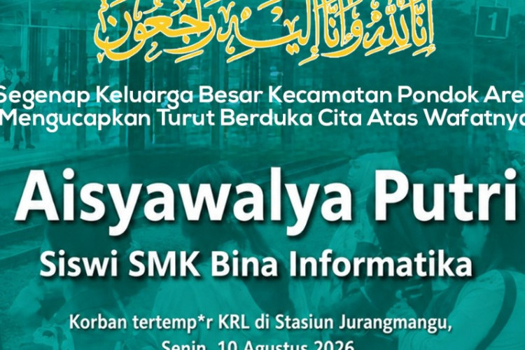 Siapa Aisyawalya Putri? Sosok Siswi SMK Bina Informatika yang Meninggal dalam Insiden KRL Jurangmangu
