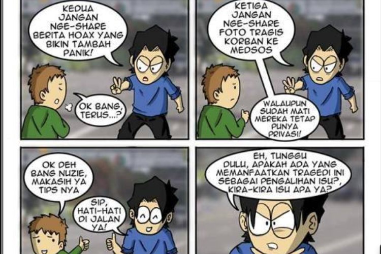 10 Contoh Gambar Komik Anekdot Simple yang Lucu dan Mudah Ditiru Untuk Pemula 