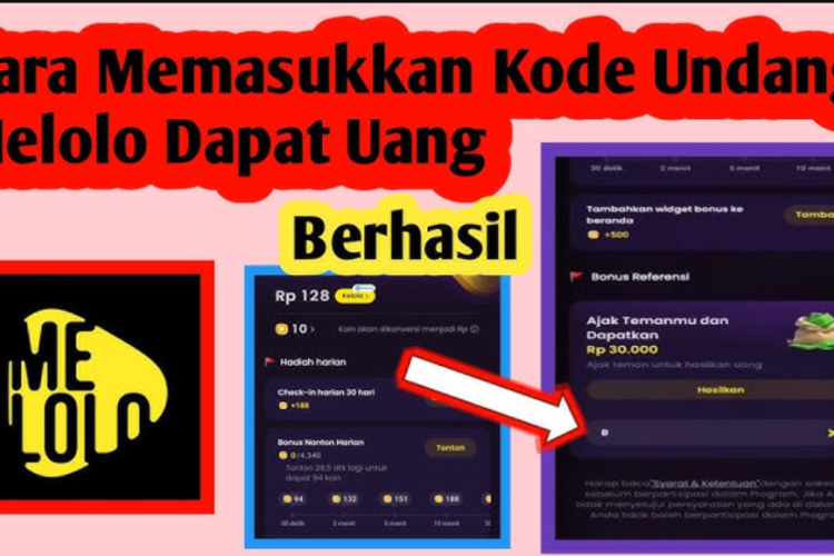 Update! Kode Undangan Melolo Tahun Baru 1 Januari 2026, Bonus Besar-besaran Hingga Rp 100 Ribu