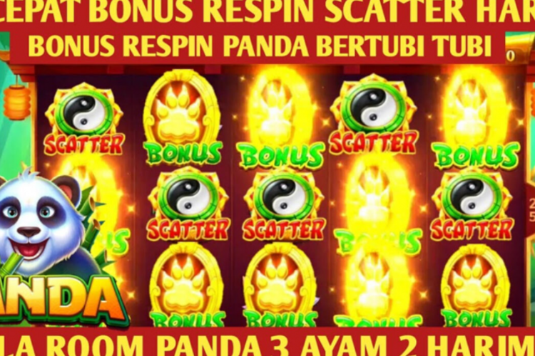 Paling Update! Teknik dan Pola Room Panda Terbaru Khusus HARI INI Bisa Jackpot Chip Banyak Auto Kaya