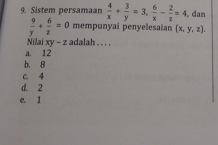 Contoh Soal dan Kunci Jawaban Ujian Sekolah Matematika Kelas 6 SD/MI Tahun 2023 Kurikulum Merdeka Terbaru 