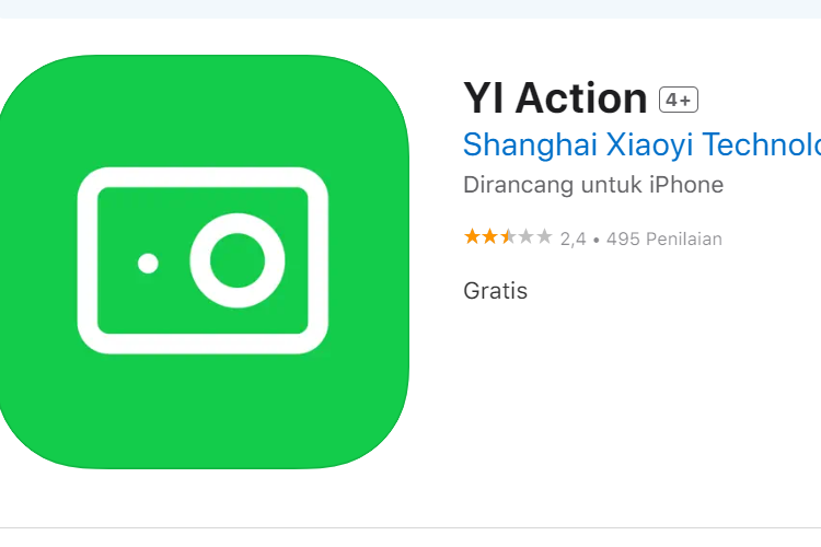 Link Download Yi Action Camera App Veris Terbaru 2023 Gratis Bisa Digunakan Untuk Perangkat Android dan iOS