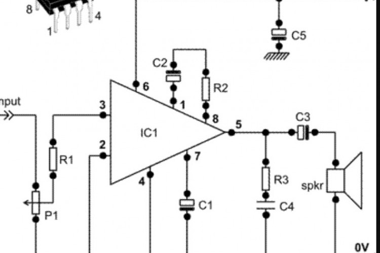 Beberapa Skema Mini Amplifier Sederhana dengan Komponen dan Cara Kerjanya