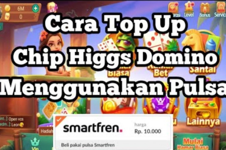 Cara Top Up Higgs Domino Melalui Pulsa Smartfren, 100 Work! Langsung Bisa Main