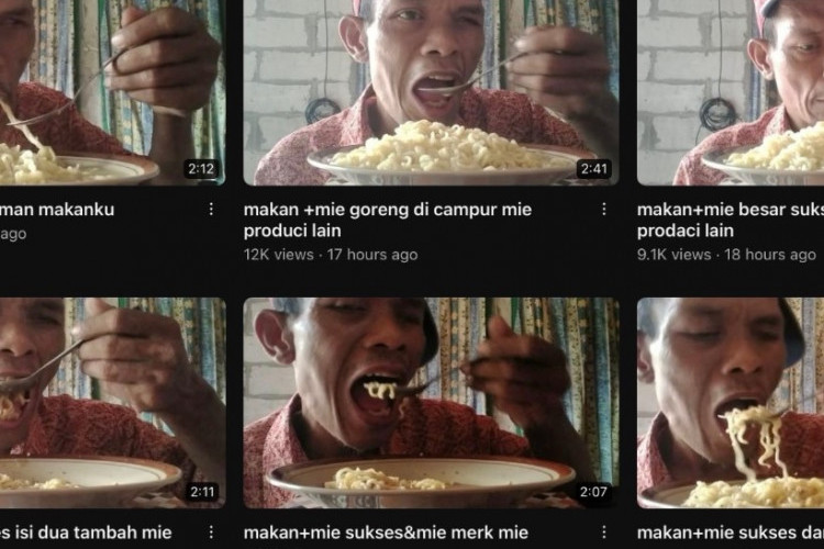 Viral! Konten Mukbang Mi Instan Yoto Kebo Malah Buat Warganet Iba, Netizen: Kasian Lambungnya