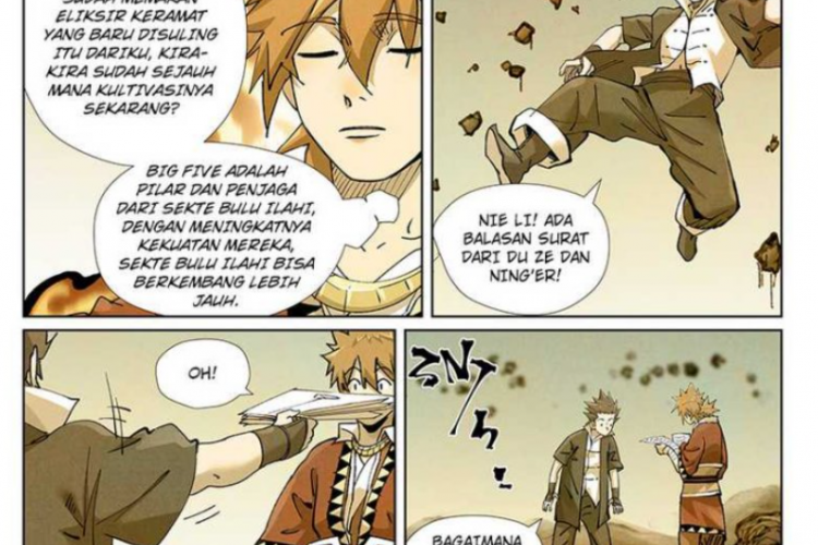 Spoiler Komik Tales of Demons and Gods Chapter 430, Pasukan Ni Lie Telah Memasuki di Semua Sekte Utama