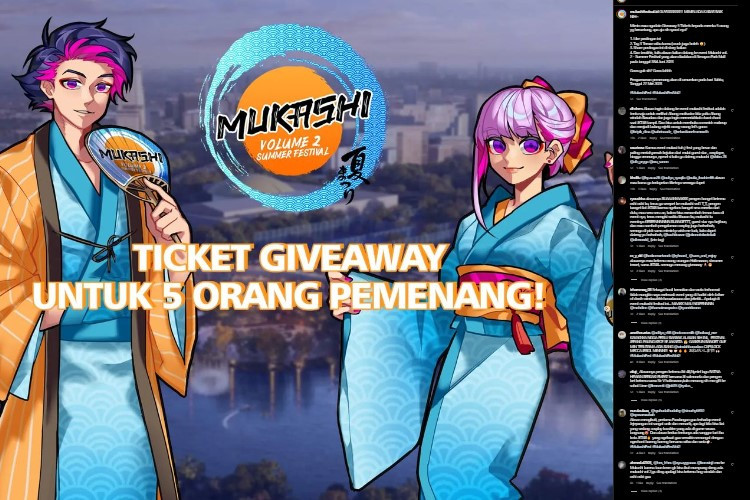 Giveaway Tiket Mukashi Vol 2, Ikuti Cara Ini Biar Bisa Ketemu J-Rocks, JKT48, dan Windah Basudara Langsung