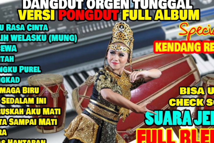 Link Download Kumpulan Lagu Dangdut Jaipong Full Bass MP3 & MP4, Asyik Buat Bergoyang