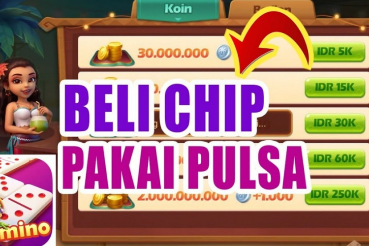 Cara Beli Chip Higgs Domino Murah, Cuma Modal Pulsa 1500 Bisa Dapat 150 M!