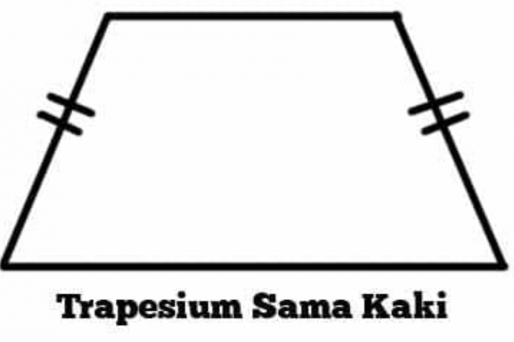 Rumus Titik Berat Trapesium Sama Kaki, Salah Satu Jenis yang Memiliki 1 Simetri Rotasi