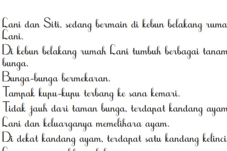 Cara Menulis Huruf Tegak Bersambung Untuk Kelas 2 SD Ikuti Langkahnya yang Mudah dan Cepat Ini