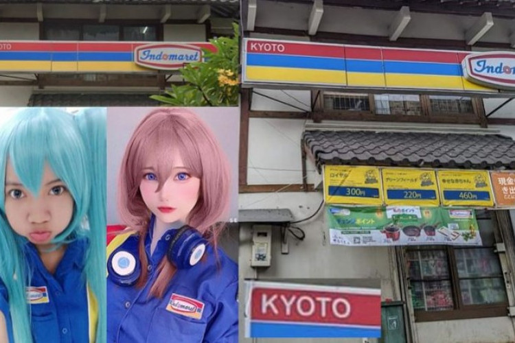 Viral Indomaret di Kyoto Jepang Trending Twitter, Beneran? Buka Pintu Auto: Indomaret e Yokoso!