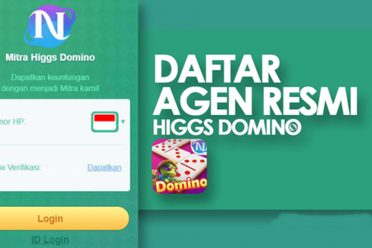 Tutorial Daftar Mitra Resmi Higgs Domino Island, Dapatkan Harga Chip dan Item Lebih Murah!