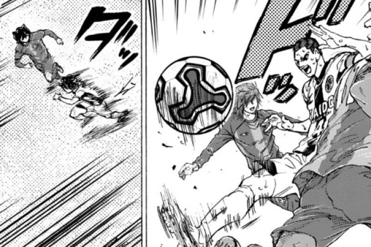 Lire le Manga Ao Ashi Chapitre 400 Scan VF FR, Obtenez un Barrage d'attaques !