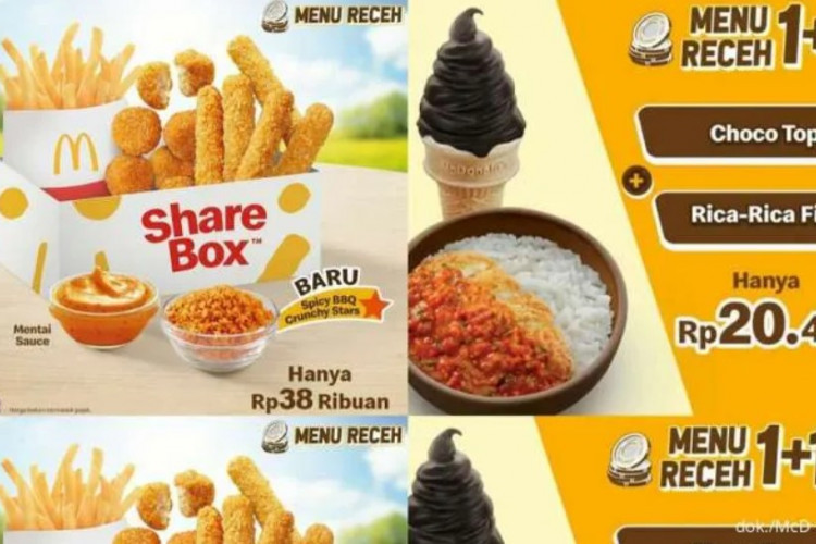 Menu Paket Promo Menu MC Donald's Delivey Terbaru 2023, Banyak Pilihan dengan Harga Terjangkau!