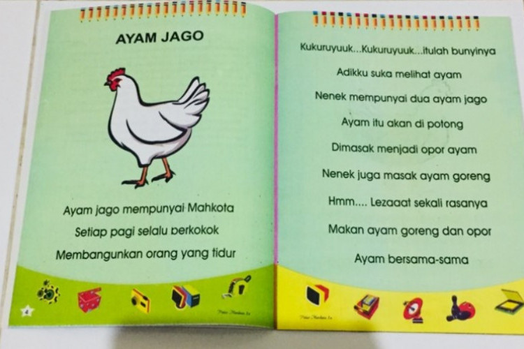 Download Buku Teks Bacaan Belajar Membaca Anak SD Kelas 1 PDF DOC, Berlatih Ejaan Per Huruf dan Kata