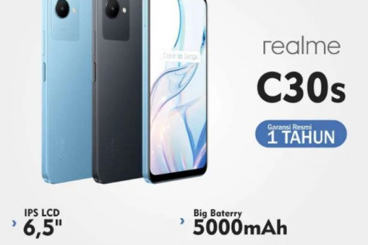 Spesifikasi HP Realme C30s Lengkap Dengan Harganya, Punya Fitur Sidik Jari Dibandrol 1 Jutaan Saja!