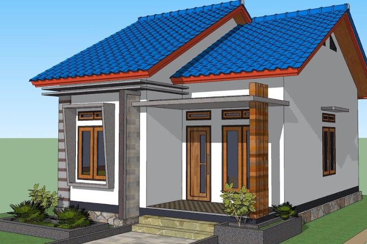 Rincian Biaya Bangun Rumah Lahan 5x8 Meter 2 Kamar Tidur Lengkap Dengan Desain dan Hitungan Bahan dan Tenaga