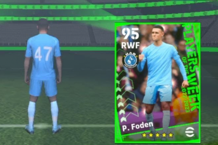 Racikan SS Foden di eFootball PES Mobile 2023, Sengata Auto Gacor! Gunakan Card Ini Agar Berhasil