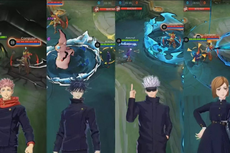 Sudah Rilis! Skin MLBB X Jujutsu Kaisen 2023 Kenalkan 4 Hero Barunya, Siapa Saja Mereka?