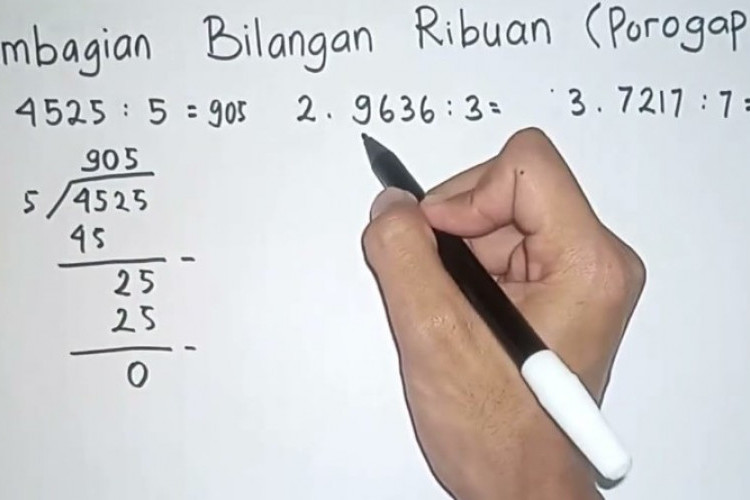 Daftar Contoh Soal Porogapit Ribuan dengan Kunci Jawaban, Latihan Soal Agar Lebih Lancar Matematika