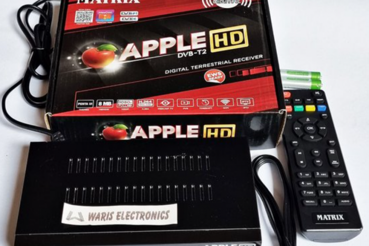 Harga STB Matrix Apple Merah DVB T2 Terbaru 2023 dan Sudah Bersertifikat KOMINFO, Bye-Bye TV Analog!