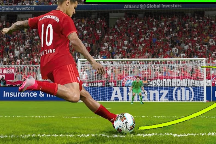 2 Cara Melakukan Tendangan Plesing Dalam Permainan Sepak Bola di Game PES Versi Terbaru