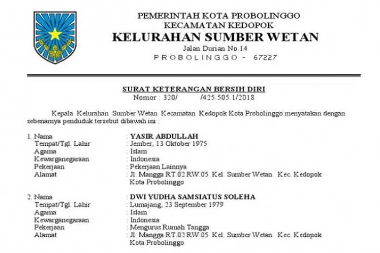 Cara Mendapatkan SKBD (Surat Keterangan Bersih Diri) Untuk Daftar TNI, Sebagai Penunjang Lolos Seleksi