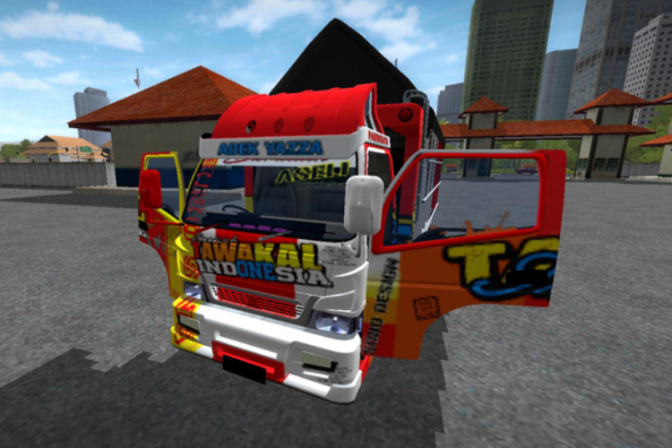 Download BussID Truck Canter Full Variasi MOD APK Terbaru 2024 [Unlocked Premium], Rasakan Sensasi Jadi Sopir Mirip Nyata