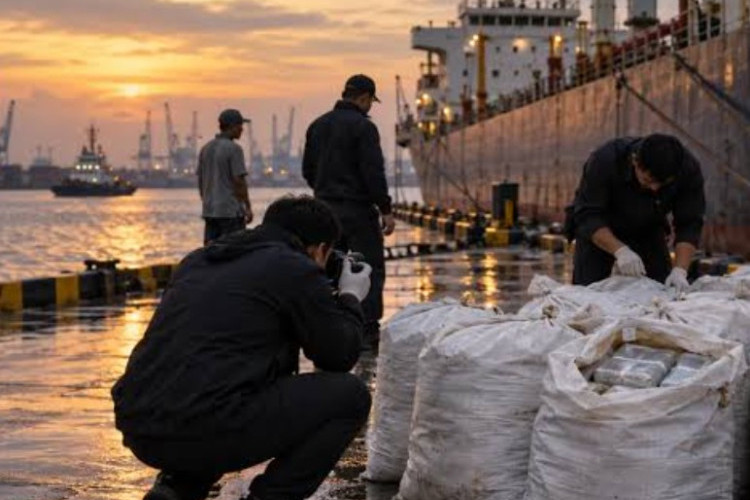 HEBOH! Kapal Tanker Berbendera Mongolia Dicegat, Selundupkan 1,16 Ton Ketamin