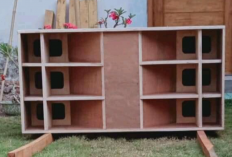 Skema Box Radiator 18 Inch Double, Cocok Untuk Digunakan di Lapangan dengan Suara Menggelegar