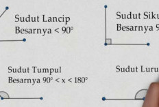 Contoh Soal Jenis-jenis Sudut Kelas 3 SD Tema 8 Pilihan Ganda, Mirip Kisi-kisi Ujian Semester!