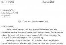 Bentuk Surat Semi Block Style (Bentuk Setengah Lurus) Adalah: Pengertian, Bagian Surat, dan Contoh
