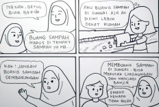 Contoh Komik tentang Kebersihan Lingkungan 4 Panel, Mudah Diikuti Untuk Pemula!