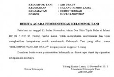 Unsur Penting dalam Berita Acara Pembentukan Kelompok Tani yang Wajib Kamu Tau, Mulai Awal hingga Akhir