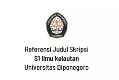 25+ Kumpulan Judul Skripsi S1 Ilmu Kelautan dan Perikanan UNDIP Terbaru