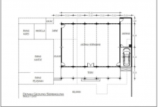 Download Denah Gedung Serbaguna Format AutoCAD dan Excel, Lengkap dengan Perhitungan!