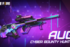 Statistik Skin AUG Cyber Bounty Hunter Free Fire, Siap Rilis Bulan Mei 2024!
