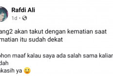 Update Terbaru! Kasus Bunuh Diri Rafdi Ali Korban Bullying, Tulis Pesan Melalui Facebook: Mohon Maaf Kalau Ada Salah