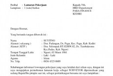 Kumpulan Contoh Surat Lamaran Pekerjaan dalam Bahasa Indonesia dan Bahasa Inggris, Apply Kerja Auto Diterima HRD!