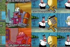 Contoh Gambar Komik Meme Spongebob Lucu dan Menghibur, Hati Hati Ngakak!