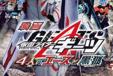 Sinopsis Film Kamen Rider Geats: 4 Aces and the Black Fox (2023) Para Ace Terpisah di Dunia Paralel yang Aneh 
