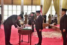 Resmi Rotasi! Pelantikan Eselon II dan III Pemprovsu Oleh Pj Gubernur Sumut