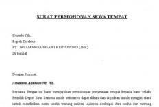Link Template Contoh Surat Permohonan Sewa Tempat Untuk Usaha, Langsung Edit dan Print Buat Buka Bisnis 