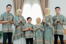 Rekomendasi Model Baju Lebaran Sarimbit Buat Keluarga Besar 2023, Hiasi Hari Fitri Dengan Paduan Busana Earth Tone yang Adem 