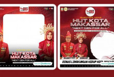 Download Twibbon HUT ke-416 Kota Makassar Terbaru, Rayakan dengan Pasang di Media Sosial!