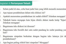 Kunci Jawaban Bahasa Indonesia Kelas 9 Halaman 126, Pelajari Dengan Baik!